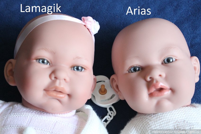 Сравнение испанских кукол MUNECAS Arias и Lamagik, Magic Baby Dolls