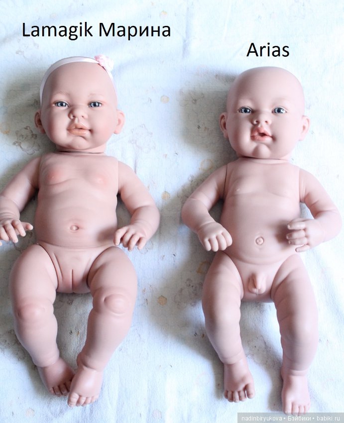 Сравнение испанских кукол MUNECAS Arias и Lamagik, Magic Baby Dolls (фото 4)