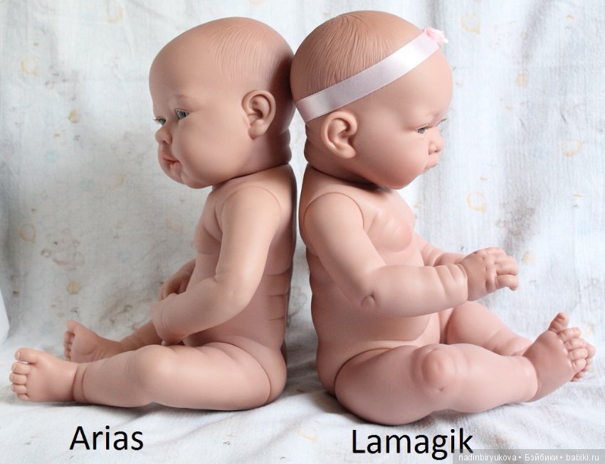 Сравнение испанских кукол MUNECAS Arias и Lamagik, Magic Baby Dolls (фото 7)
