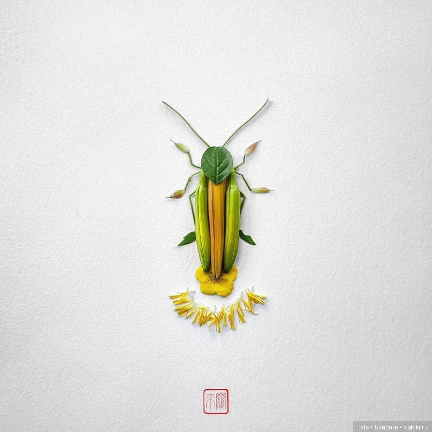 Насекомые из цветов — Мир искусства и творчества: стимпанк (фото 6)