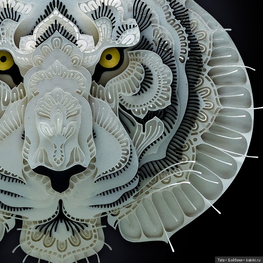Скульптуры из бумаги: вымирающие виды (фото 8)