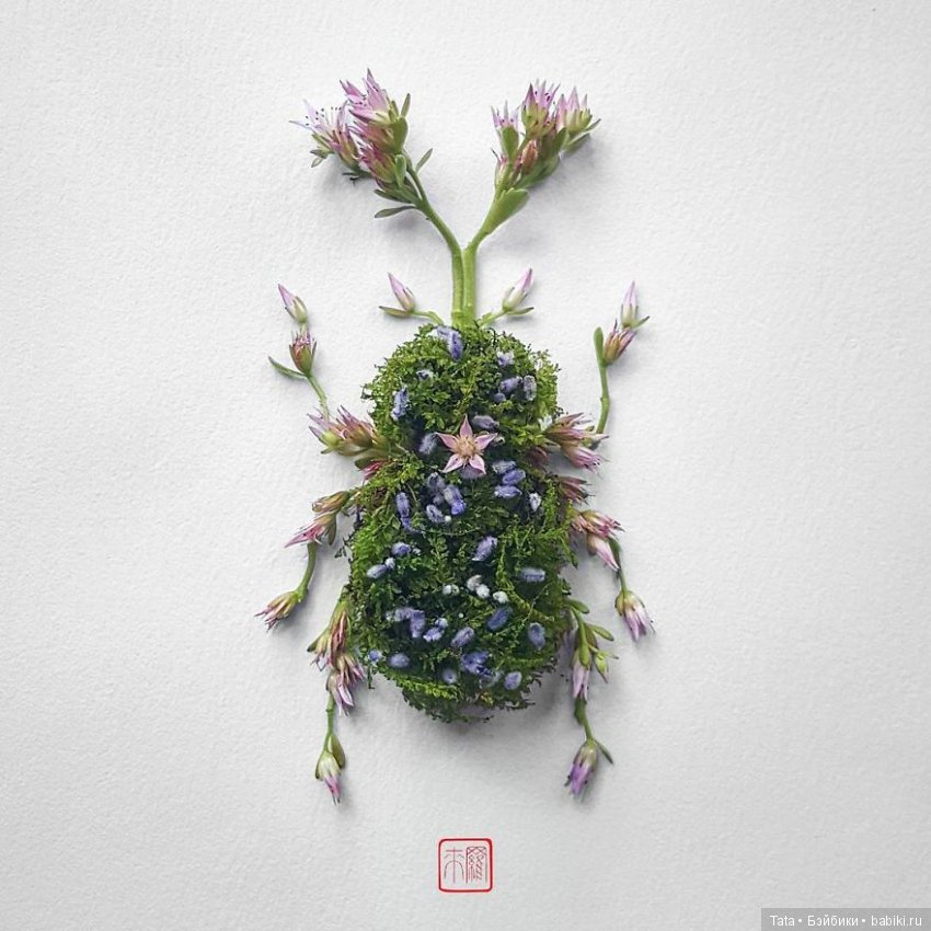 Насекомые из цветов — Мир искусства и творчества: стимпанк (фото 3)