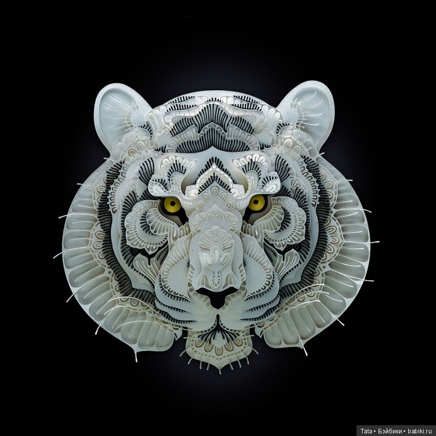 Скульптуры из бумаги: вымирающие виды (фото 7)