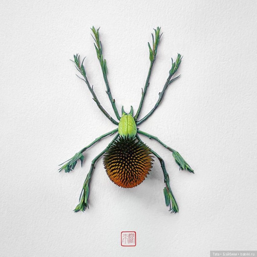 Насекомые из цветов — Мир искусства и творчества: стимпанк (фото 7)