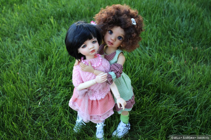 Мулаточка и японочка — Куклы Kaye Wiggs (Кайе Виггс): авторские BJD (БЖД)