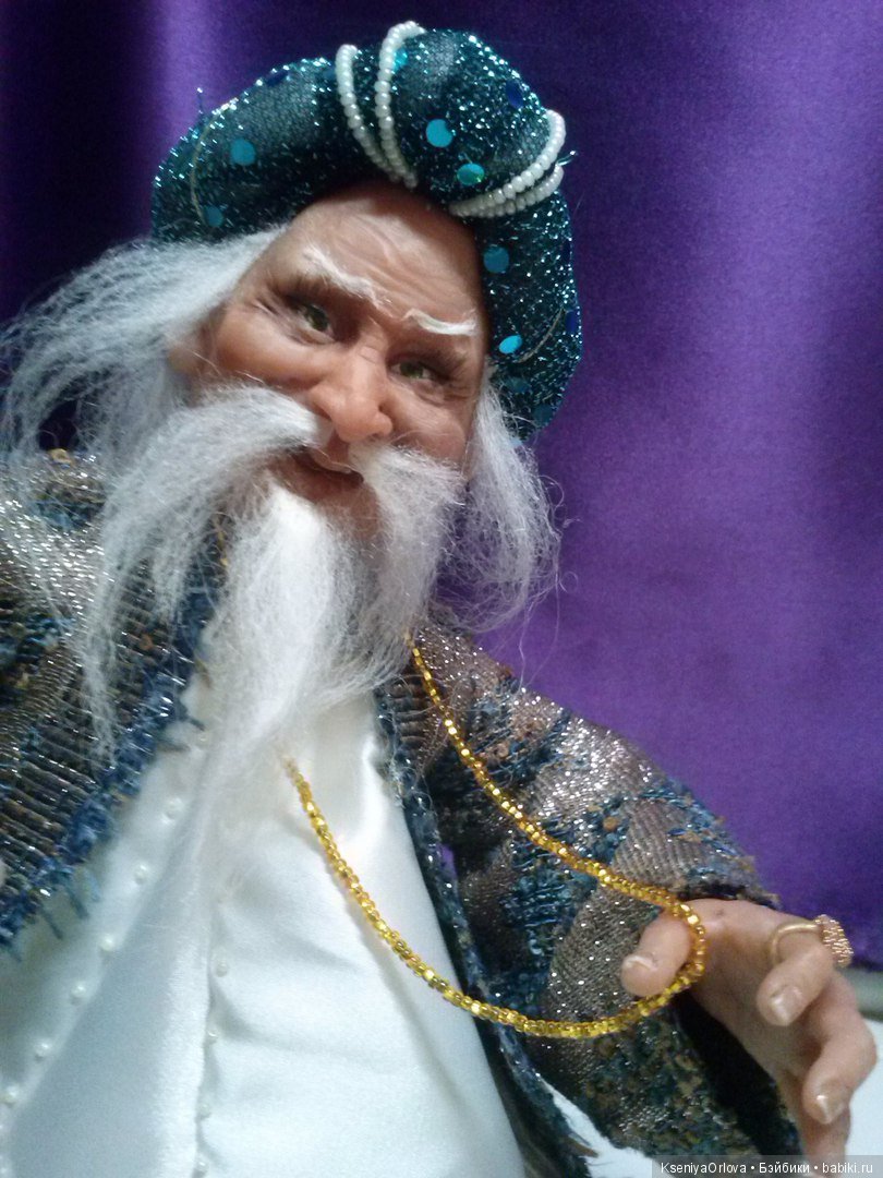 Сказочный Султан — Лепка авторских кукол: полимерная глина (фото 2)