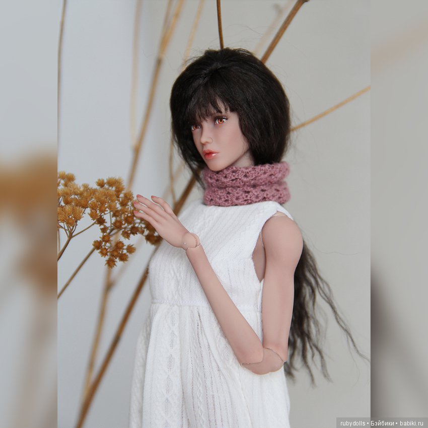 Авторская шарнирная кукла Мия (фото 5)