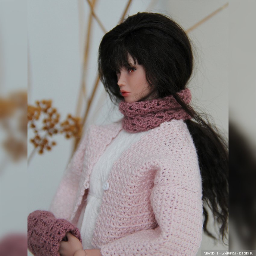 Авторская шарнирная кукла Мия