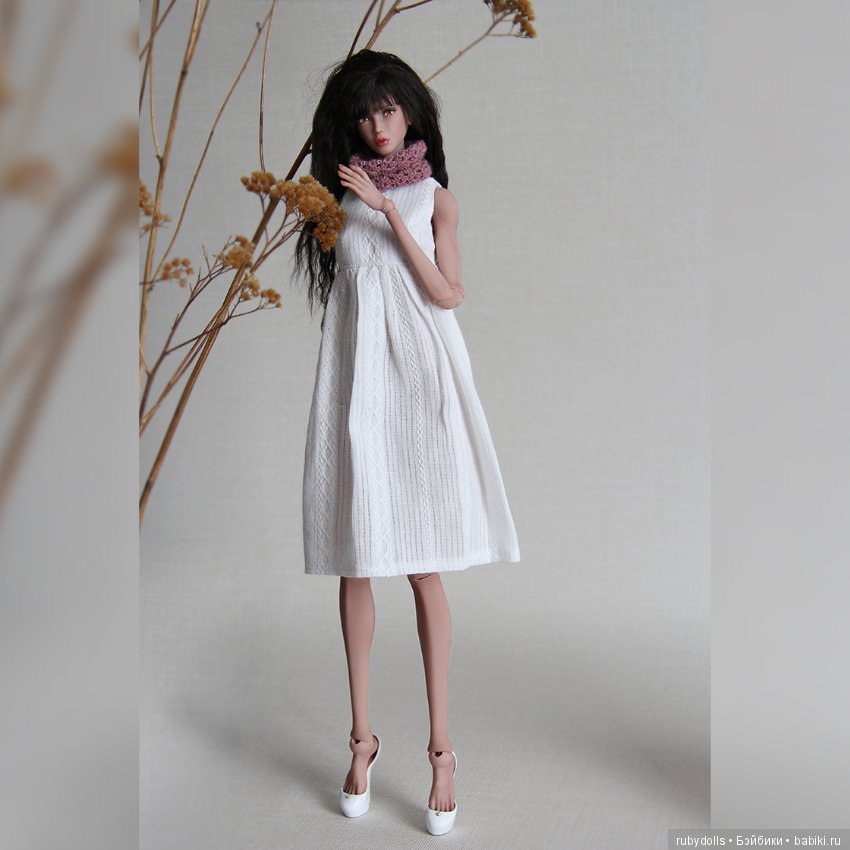 Авторская шарнирная кукла Мия (фото 4)