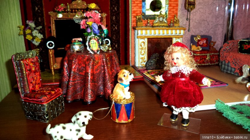 Колыбелька и стульчик в стиле ретро