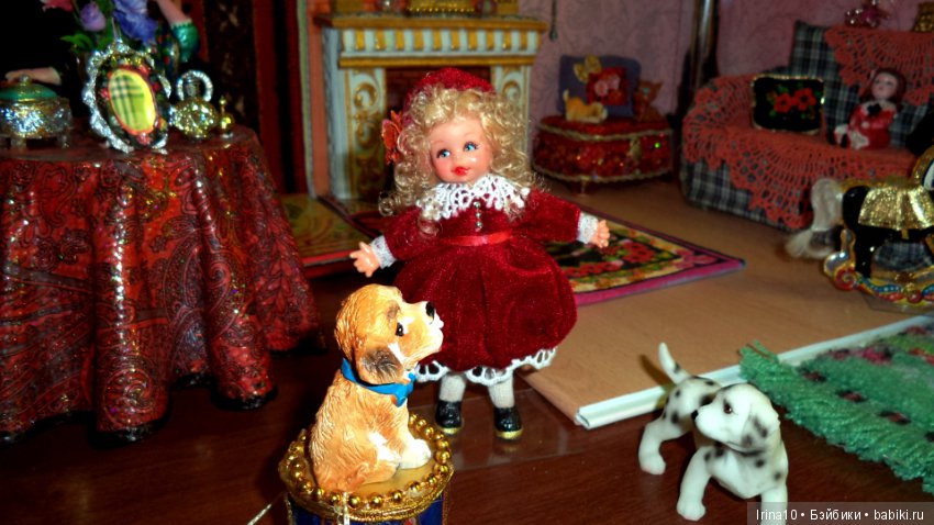 Колыбелька и стульчик в стиле ретро