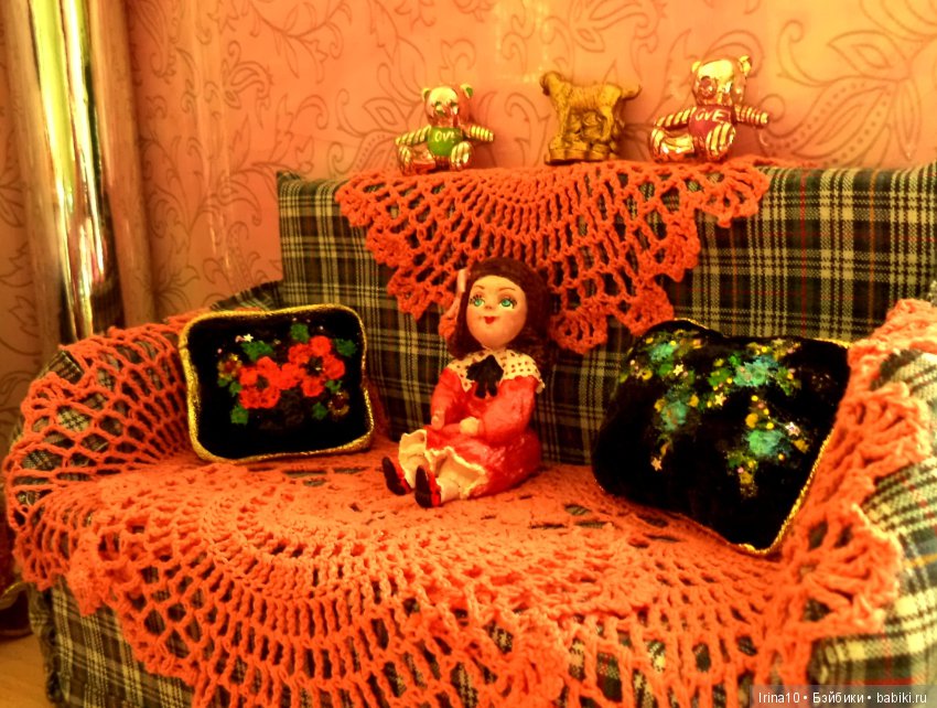 Колыбелька и стульчик в стиле ретро (фото 6)