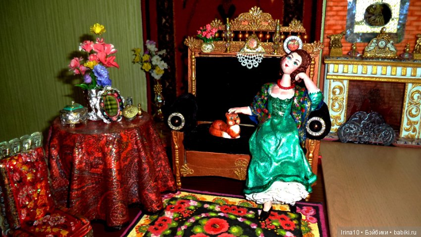 Колыбелька и стульчик в стиле ретро (фото 9)