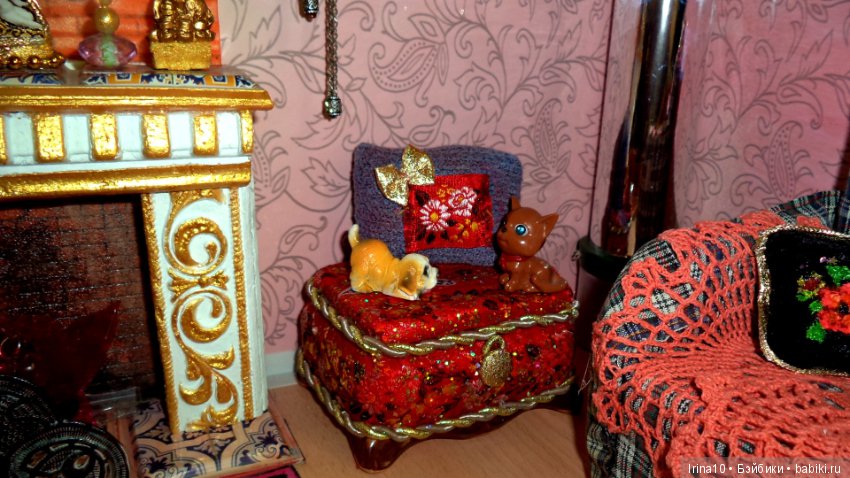 Колыбелька и стульчик в стиле ретро (фото 10)