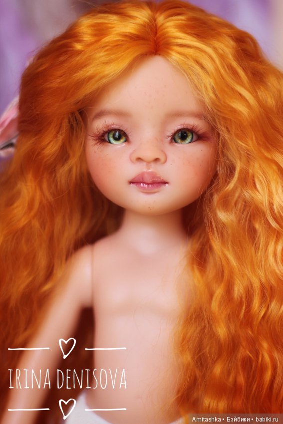Рыжик ООАК нюд — ООАК Paola Reina (Паола Рейна) и испанских кукол: перерисовка (фото 4)