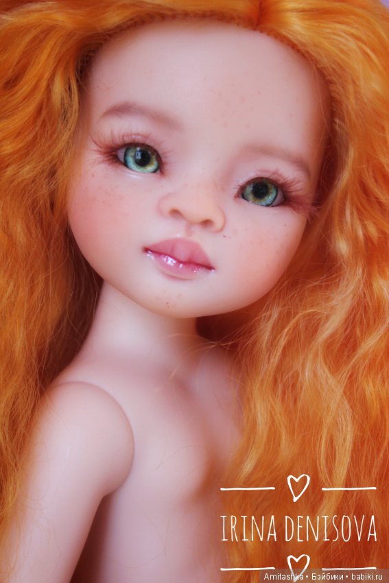 Рыжик ООАК нюд — ООАК Paola Reina (Паола Рейна) и испанских кукол: перерисовка (фото 5)
