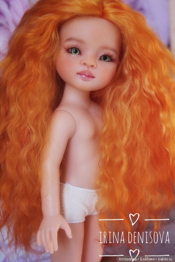 Рыжик ООАК нюд — ООАК Paola Reina (Паола Рейна) и испанских кукол: перерисовка (фото 2)