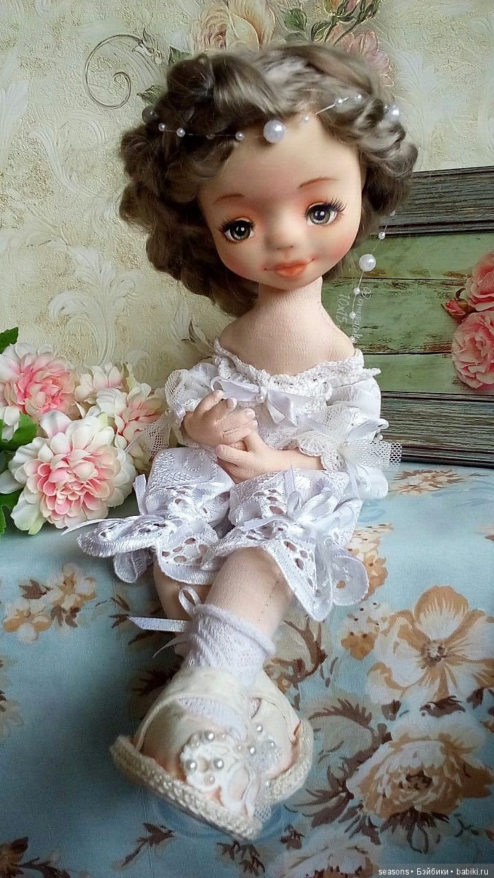 Знакомьтесь моя первая кукла в этой технике - Веталинка (фото 6)