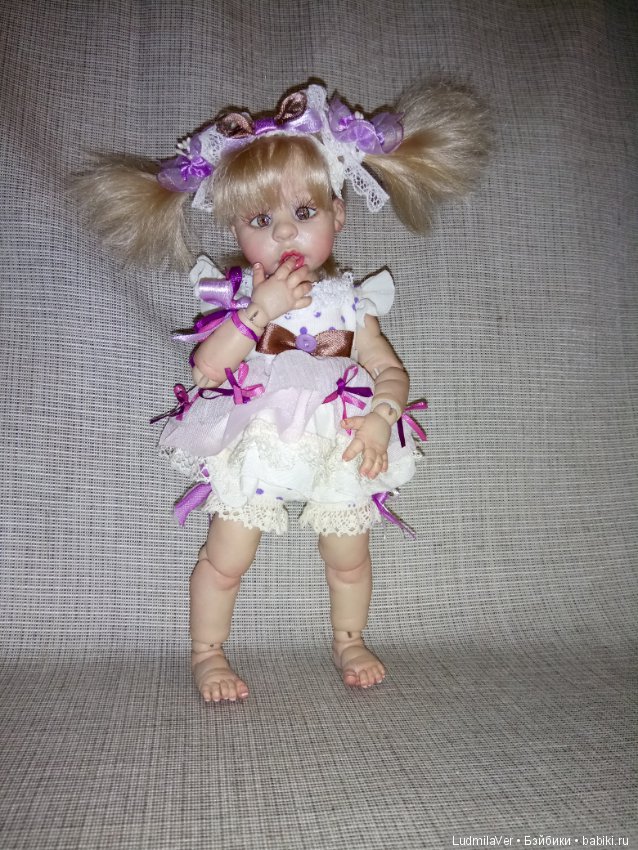 Шарнирная кукла "Неженка" 21 см Людмилы Вервейко (фото 2)