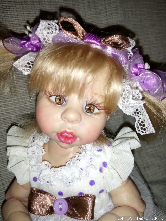 Шарнирная кукла "Неженка" 21 см Людмилы Вервейко