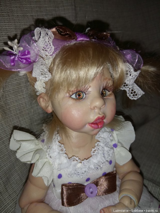 Шарнирная кукла "Неженка" 21 см Людмилы Вервейко (фото 4)