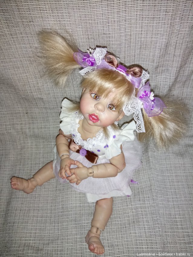 Шарнирная кукла "Неженка" 21 см Людмилы Вервейко (фото 5)