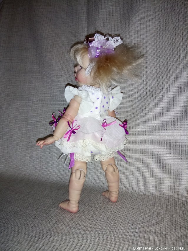 Шарнирная кукла "Неженка" 21 см Людмилы Вервейко (фото 10)