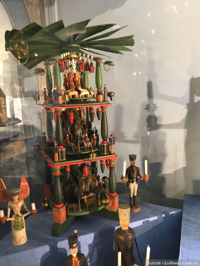 Город вечного Рождества Ротенберг. Музей елочной игрушки. Часть 2