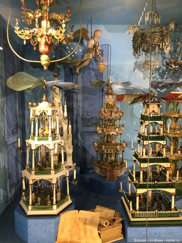 Город вечного Рождества Ротенберг. Музей елочной игрушки. Часть 2