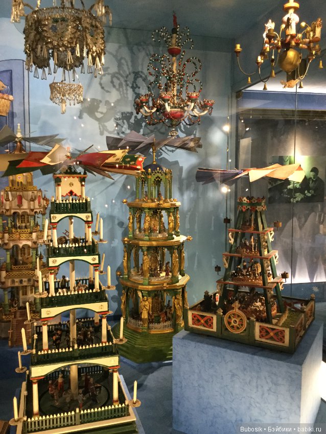 Город вечного Рождества Ротенберг. Музей елочной игрушки. Часть 2