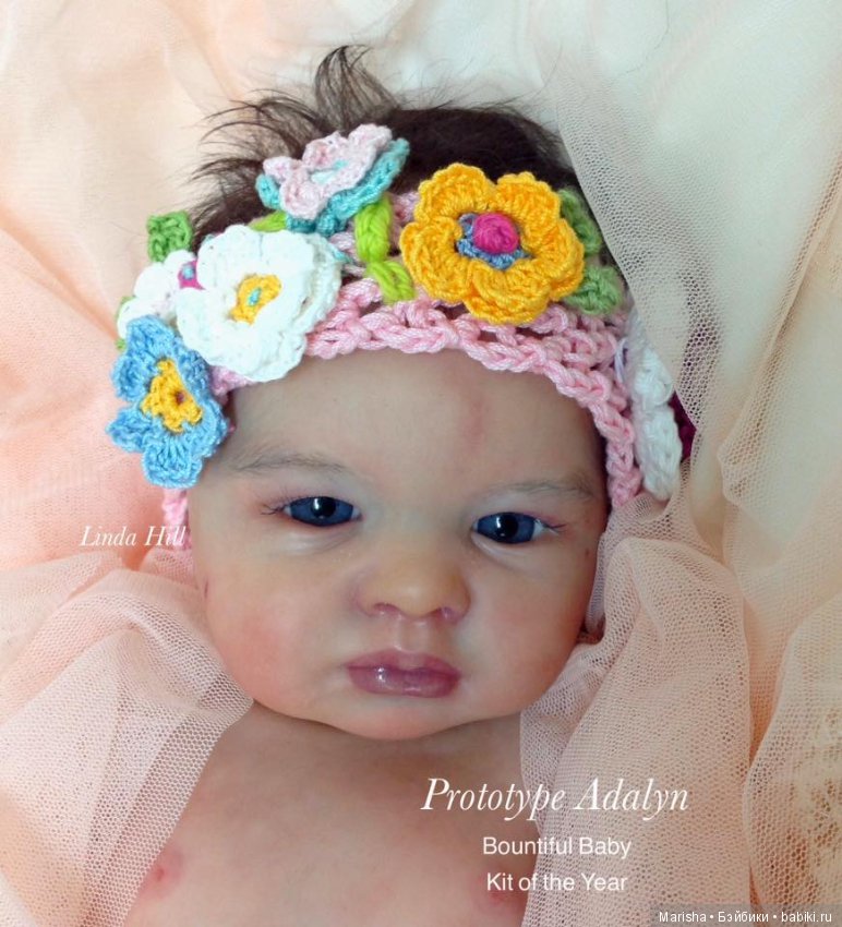 Adalyn скульптора Aleina Peterson для Bountiful Baby, автор прототипа Linda Hill (фото 5)