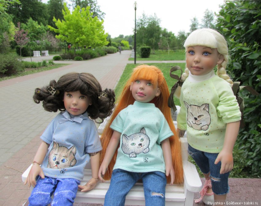 Отличная погодка. ЛиЭнночки на прогулке