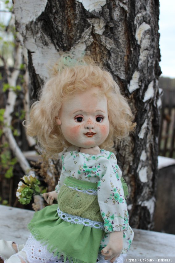 Цвет настроения - летний — Авторские текстильные куклы: Вальдорфские (фото 10)
