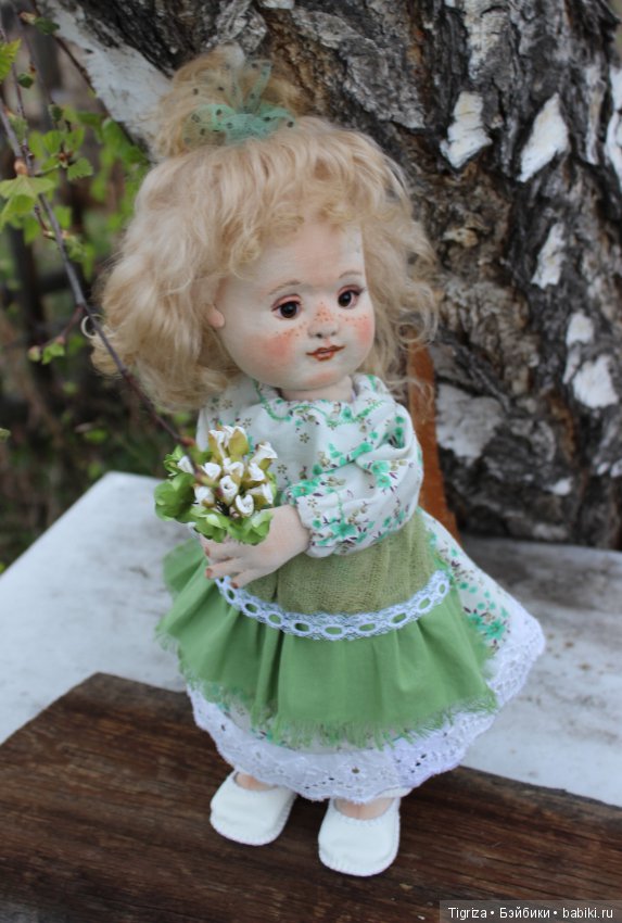 Цвет настроения - летний — Авторские текстильные куклы: Вальдорфские (фото 5)