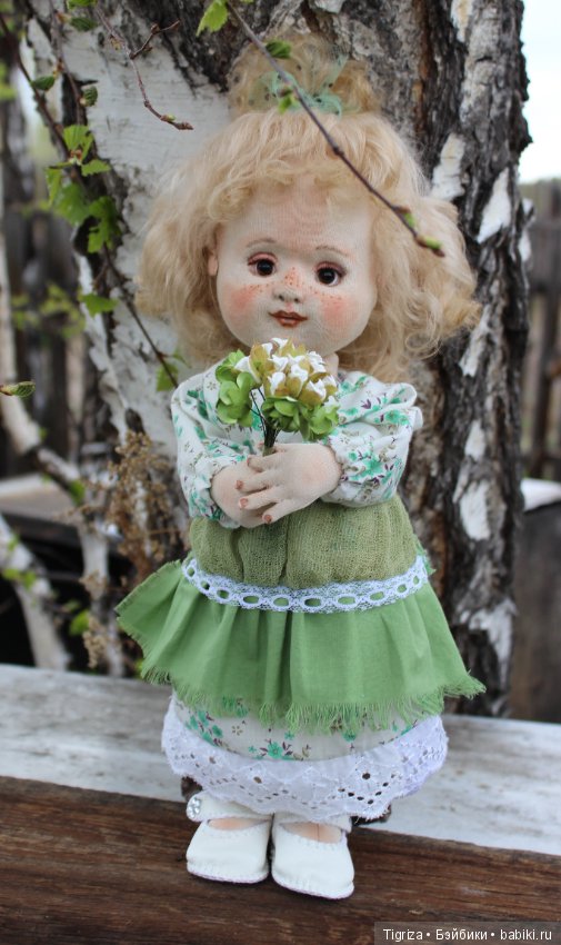 Цвет настроения - летний — Авторские текстильные куклы: Вальдорфские (фото 4)