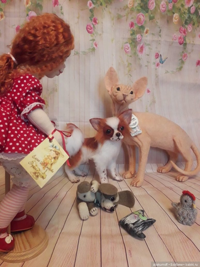 История одного кота — Валяные игрушки из шерсти: сухое валяние