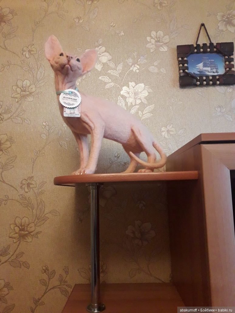 История одного кота — Валяные игрушки из шерсти: сухое валяние (фото 3)