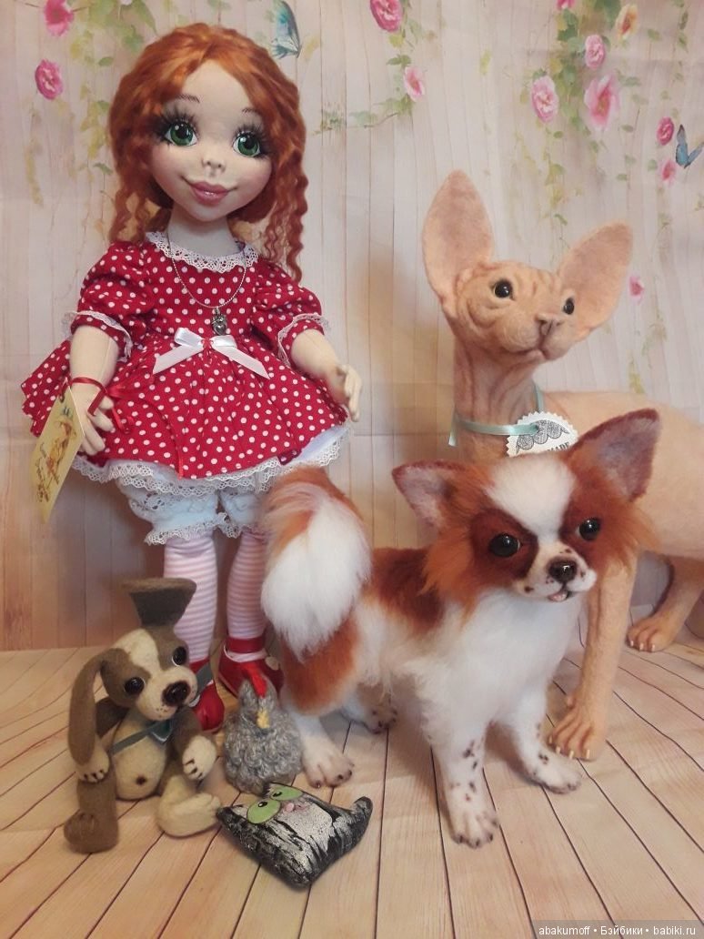 История одного кота — Валяные игрушки из шерсти: сухое валяние