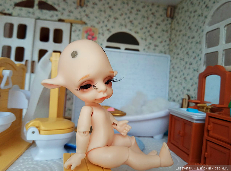 Малышка назвалась Милой — Гибридизация кукол BJD (БЖД): пересадка головы