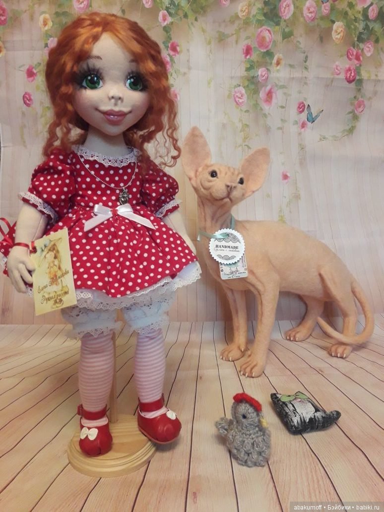 История одного кота — Валяные игрушки из шерсти: сухое валяние