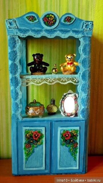 Колыбелька и стульчик в стиле ретро