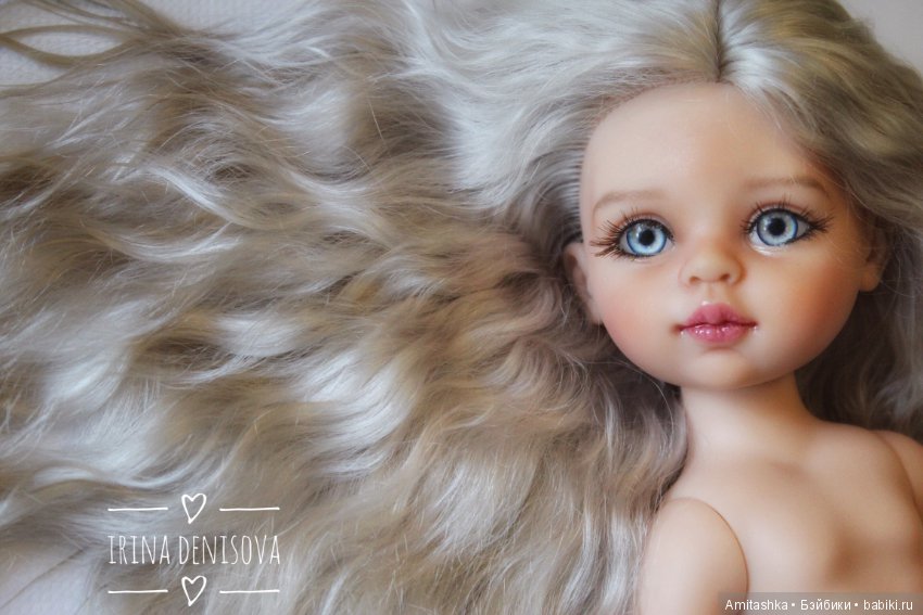 ООАК голышка молд Карла — ООАК Paola Reina (Паола Рейна) и испанских кукол: перерисовка (фото 3)