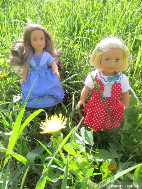 В поход за одуванчиками с mini american girl
