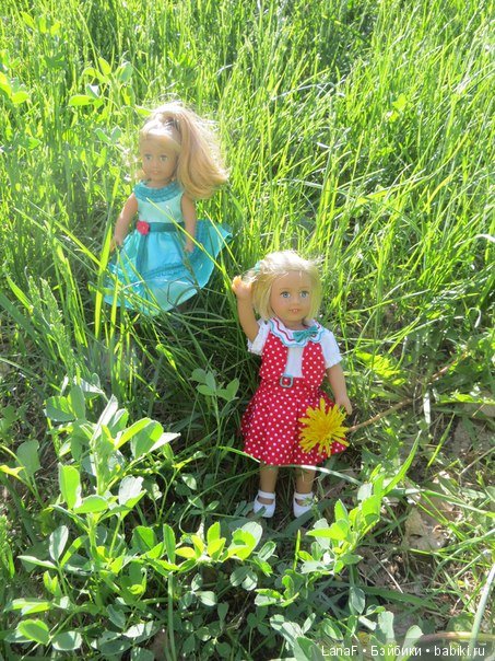 В поход за одуванчиками с mini american girl (фото 7)