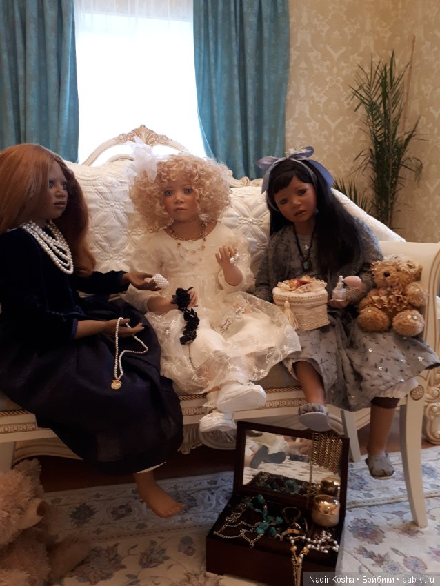 Пока мамы нет дома — Куклы Christine Orange (Кристин Оранж): фарфор (фото 2)