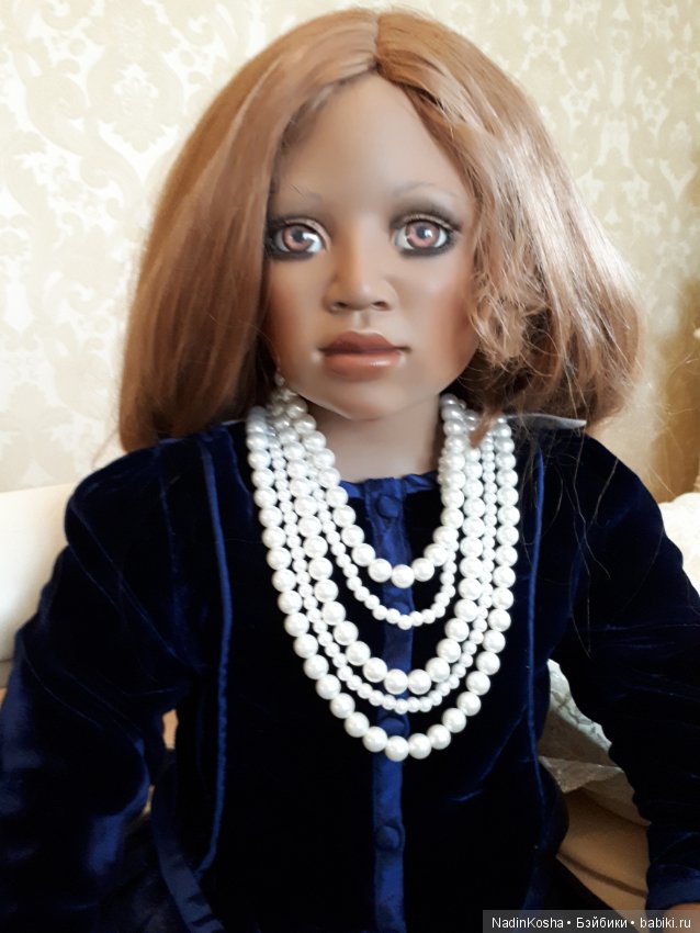 Пока мамы нет дома — Куклы Christine Orange (Кристин Оранж): фарфор (фото 4)