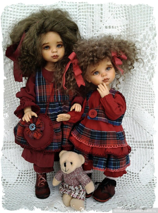 Лелька и Олька.ООАК кукол Паола Рейна