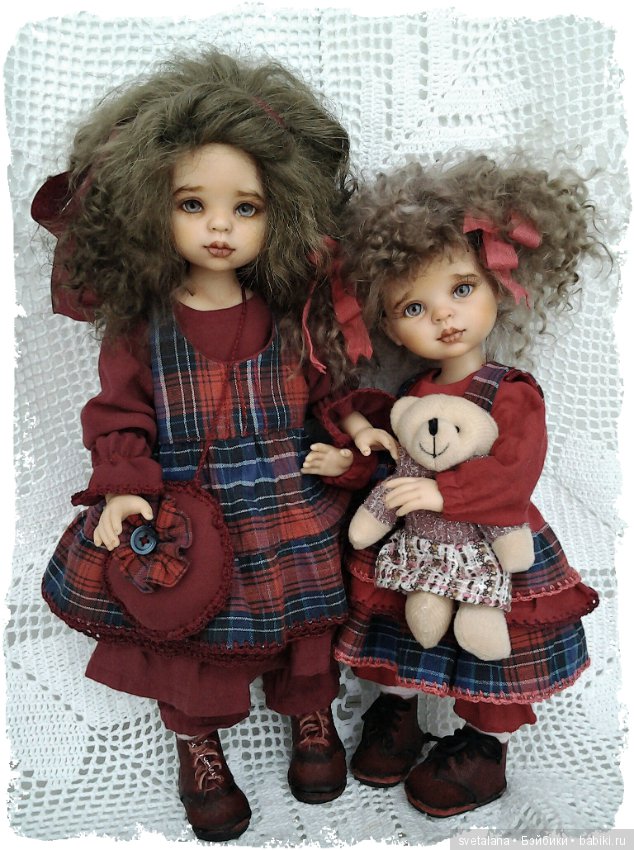 Лелька и Олька.ООАК кукол Паола Рейна