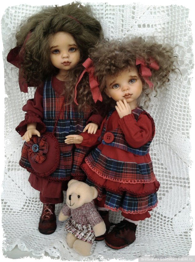 Лелька и Олька.ООАК кукол Паола Рейна