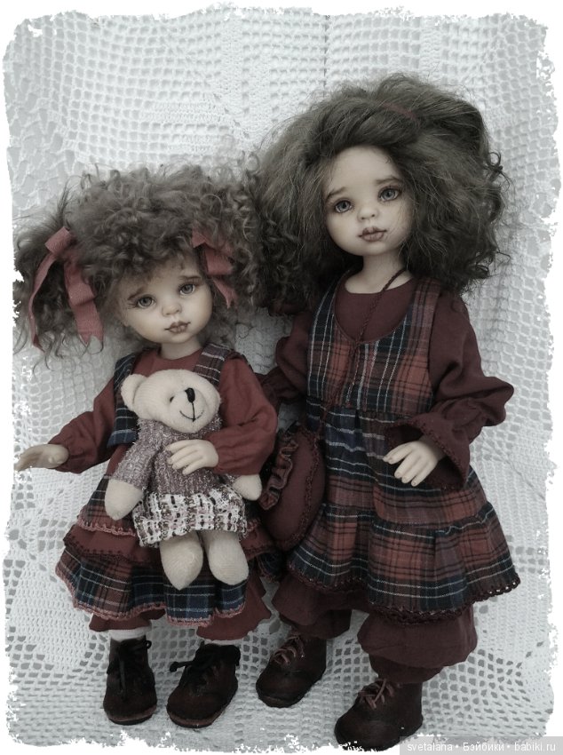 Лелька и Олька.ООАК кукол Паола Рейна
